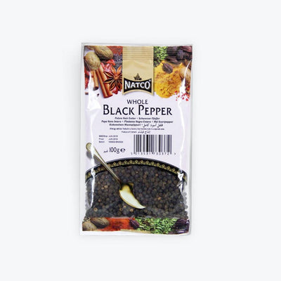 Natco Black Pepper Whole 100g