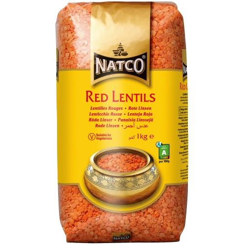 Natco Red Split Lentils 1kg