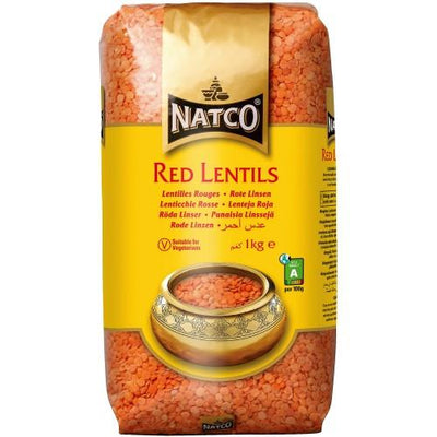 Natco Red Split Lentils 1kg