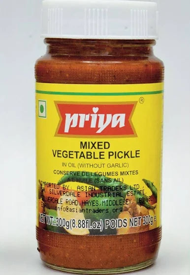 Priya Mixed Vegetable Pickle - 300g